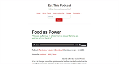 Desktop Screenshot of eatthispodcast.com