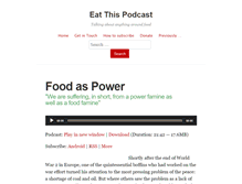 Tablet Screenshot of eatthispodcast.com